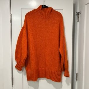 Orange sweater